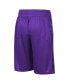 ფოტო #3 პროდუქტის Big Boys Purple Los Angeles Lakers Courtside Starting Five Team Shorts