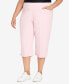 ფოტო #7 პროდუქტის Plus Size Classic Allure Stretch Clamdigger Capri Pant