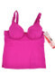 Фото #1 товара Spanx 271639 Womens Bra-llelujah! Tankini Top - Berry size 8 B/C