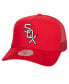 Фото #1 товара Men's Red Chicago White Sox Curveball Trucker Snapback Hat