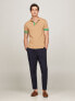 Slim Fit Monotype Cuff Polo