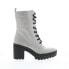 Фото #1 товара Fly London Tiel TIEL642FLY-005 Womens Gray Leather Casual Dress Boots 36