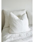 Фото #5 товара White Easy Cotton Gauze Down Euro Pillow 26x26