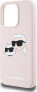 Karl Lagerfeld Karl Lagerfeld KLHMP15XSKCHPPLP iPhone 15 Pro Max 6.7" różowy/pink hardcase Silicone Karl & Choupette MagSafe