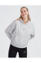 Фото #16 товара W Essential Hoodie Sweatshirt S232243- Kadın Kapüşonlu Sweatshirt Gri