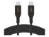 Фото #1 товара Belkin USB-C auf USB-C Kabel geflochten"Schwarz USB-C auf USB-C 1m 240W