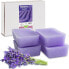 Фото #1 товара Kosmetex Lavender Lavender Wellness Paraffin Bath - Paraffin Relaxing Bath for Hands and Feet - Paraffin Wax - Paraffin Block for Wax Warmer (4 x 500 ml)