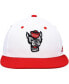 Фото #3 товара Men's White and Red NC State Wolfpack On-Field Baseball Fitted Hat