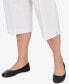 ფოტო #5 პროდუქტის Plus Size All American Twill Capri Pants with Pockets