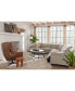 Фото #14 товара Adney 121" 3 Pc Zero Gravity Fabric Sectional with 2 Power Recliners, Created for Macy's