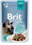 Фото #2 товара Влажный корм Brit для взрослых кошек с филе лосося в желе, 85 г