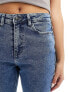 Фото #5 товара Noisy May Moni high waisted straight jeans in mid wash blue