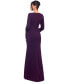 ფოტო #2 პროდუქტის Women's High-Slit Ruffled Evening Gown