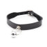 Фото #2 товара Collar with Hoop and Bell Black