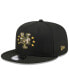 ფოტო #3 პროდუქტის Men's Black New York Mets 2024 Armed Forces Day 9FIFTY Snapback Hat