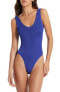 Фото #1 товара BOUND by Bond-Eye 298947 Mara One-Piece Swimsuit in Lapis Shimmer OS