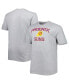 Фото #1 товара Men's Heathered Gray Phoenix Suns Big and Tall Heart and Soul T-shirt