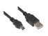 Good Connections 3310-EU005 - 0.5 m - USB A - Mini-USB B - USB 2.0 - Male/Male - Black