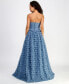 Фото #2 товара Juniors' Multi-Ruffle Sequined Ball Gown, Created for Macy's