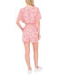 ფოტო #2 პროდუქტის Women's Flutter-Sleeve V-Neck Romper