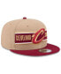 Men's Tan/Wine Cleveland Cavaliers 2024 NBA Draft 9FIFTY Snapback Hat