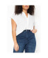 ფოტო #1 პროდუქტის Plus Size Notch Collar Blouse