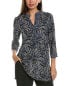 Фото #1 товара Anne Klein Popover Tunic Women's Blue S