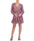 ფოტო #1 პროდუქტის Women's Asymmetrical-Flounce-Hem Mini Dress