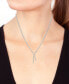 Фото #2 товара EFFY Collection eFFY® Diamond 18" Lariat Necklace (2-1/3 ct. t.w.) in 14k White Gold