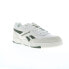 Фото #2 товара Reebok BB 4000 II Mens White Leather Lace Up Lifestyle Sneakers Shoes 10