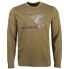 Фото #1 товара Diadora Logo Chromia Crew Neck Sweatshirt Mens Green 177764-70428