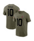 Фото #4 товара Men's DeAndre Hopkins Olive Arizona Cardinals 2022 Salute To Service Name and Number T-shirt