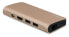 Фото #1 товара LMP 19009 - USB 3.2 Gen 1 (3.1 Gen 1) Type-C - Black - Gold - MicroSD (TransFlash) - SD - HDMI - Mini DisplayPort - RJ-45 - USB 3.2 Gen 1 (3.1 Gen 1) Type-A - USB 3.2 Gen 1 (3.1 Gen 1) Type-C,... - 118 mm - 53 mm