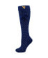 Women's Navy West Virginia Mountaineers Knee High Socks