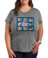 ფოტო #1 პროდუქტის Trendy Plus Size ABC The Brady Bunch Graphic T-shirt