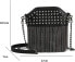 Фото #21 товара Kris Anna Women's Rivets Mini Shoulder Bag with Shoulder Strap Chain Tassel Black Disposable