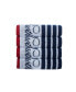 Фото #1 товара Nautical Blanket Stripe 4 Piece Turkish Cotton Hand Towel Set