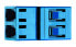 Telegärtner Karl Gärtner Telegärtner J08071A0017 - LC - Blue - Ceramic - Thermoplastic - 13.1 mm - 25.6 mm - 15.4 mm