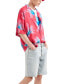 Фото #4 товара Men's Boxy-Fit Floral Shirt