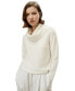 ფოტო #1 პროდუქტის Women's Cashmere Cowl Neck Sweater for Women