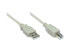 Фото #1 товара Good Connections 2510-1OF - 1 m - USB A - USB B - USB 2.0 - Male/Male - White