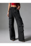 Фото #29 товара Джинсовые брюки Koton Kargo Straight Jean с Ярким Эффектом - Eve Jean