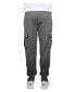 Фото #5 товара Men's Heavyweight Fleece-Lined Cargo Jogger Sweatpants