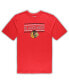 Men's Red Chicago Blackhawks Big and Tall T-shirt and Pajama Pants Sleep Set