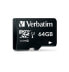 Фото #5 товара Verbatim Premium - 64 GB - MicroSDXC - Class 10 - 70 MB/s - Black