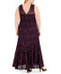 ფოტო #2 პროდუქტის Plus Size Sequin Lace Gown