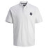 JACK & JONES Luvirtual short sleeve polo Белый, M - фото #1