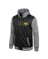 Фото #2 товара Men's Black Iowa Hawkeyes Robinson Hoodie Full-Snap Jacket