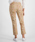 Women's Floral-Print Ditsy Hampton Chino Rolled-Cuff Pants