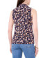 Women's Floral-Print Cowl-Neck Sleeveless Top